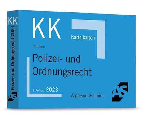 Karteikarten Polizei- und Ordnungsrecht: mit VersammlungsR/VerwVollstrR (Karteikarten Öffentliches Recht)