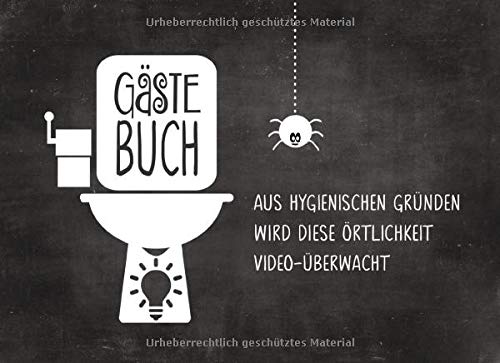 Gästebuch: Fürs Klo Lustig zum Ausfüllen Eintragen - Humor Buch Mit Kloordnung Regeln Sprüche Bilder - Gäste Eintragbuch Toilette - Originelle Geschenkidee Einzug von Independently published