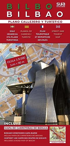 Bilbo - Bilbao: Plano callejero y turistico (Planos callejeros)