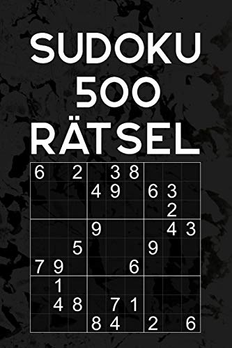 Sudoku 500 Rätsel: Rätselbuch mit Lösungen | Über 500 Sudoku Puzzles im 9x9 Format | Einfach - Mittel | Reisegröße ca. DIN A5