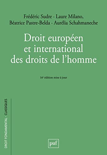 Droit européen et international des droits de l'homme von PUF