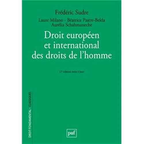 Droit européen et international des droits de l'homme von PUF