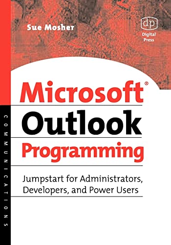 Microsoft Outlook Programming von Digital Press