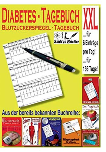 Diabetes Tagebuch - Blutzuckerspiegel Tagebuch XXL Diabetes Tagebuch - Blutzuckerspiegel Tagebuch XXL