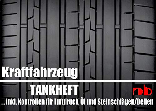 Fahrtenbuch Tankheft Tankbuch für alle KFZ inkl. Kontrollen für Öl und Reifendruck Fahrtenbuch Tankheft Tankbuch für alle KFZ inkl. Kontrollen für Öl und Reifendruck