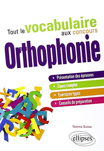 Tout le vocabulaire au concours d’orthophonie