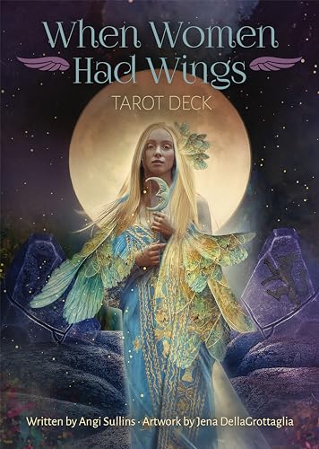 When Women Had Wings Tarot Deck: Includes 78 purple gilt-edged cards, an organza drawstring pouch, and a vividly illustrated 198-page guidebook. von U.S. Games Systems, Inc.