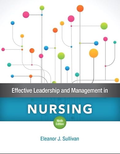 Effective Leadership and Management in Nursing von Pearson