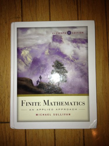Finite Mathematics: An Applied Approach von Wiley