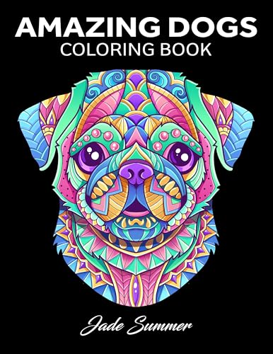 Amazing Dogs Coloring Book: Beautiful Dogs, Adorable Puppies, and Relaxing Designs for Adults and Teens von Fritzen Publishing LLC