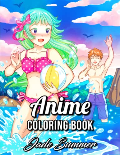 Anime Coloring Book: For Adults with Fun, Easy, and Relaxing Designs