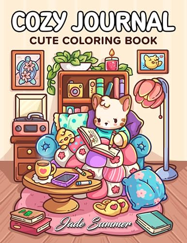 Cozy Journal: A Prompt Journal Coloring Book for Adults and Teens to Inspire Joy, Gratitude, and Mindfulness (Comfy and Cozy Coloring Books) von Fritzen Publishing LLC