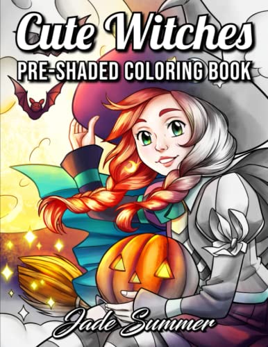 Cute Witches Grayscale: An Adult Coloring Book with Adorable Gothic Scenes, and Spooky Halloween Fun (Grayscale Coloring Books) Cute Witches Grayscale: An Adult Coloring Book with Adorable Gothic Scenes, and Spooky Halloween Fun (Grayscale Coloring Books) von Independently published