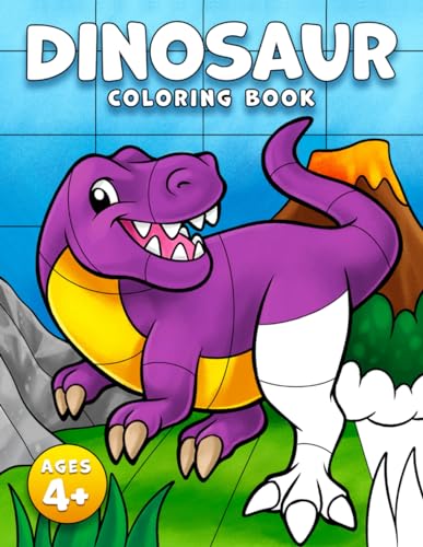 Dinosaur Coloring Book: Fun and Relaxing Designs for Kids Ages 4-8 von Fritzen Publishing LLC