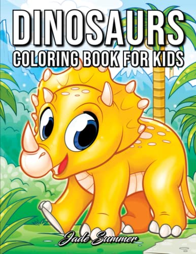 Dinosaurs: A Dinosaur Coloring Book for Kids