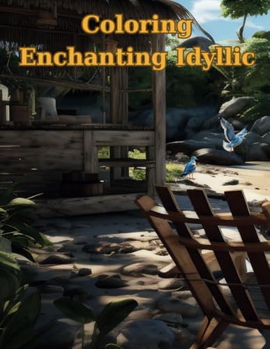 Coloring Enchanting Idyllic: 50 Attractive, Interesting, and Relaxing Drawings for Adults and Teens von Independently published