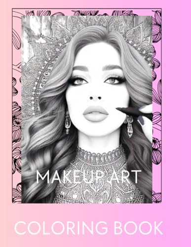 makeup art: makeup coloring book von Independently published