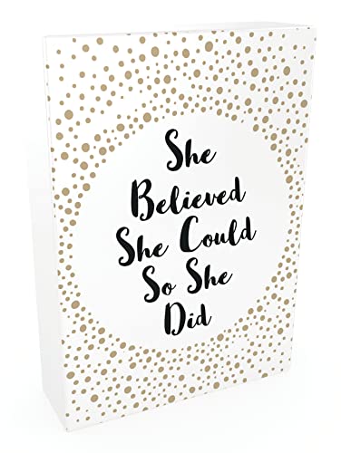 She Believed She Could So She Did: 52 Beautiful Cards of Inspiring Quotes and Empowering Affirmations