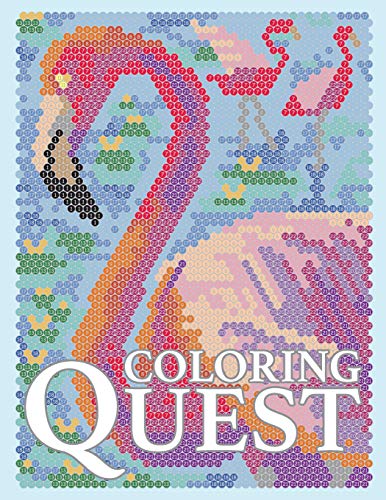 Coloring Quest: Activity Puzzle Color By Number Book for Adults Relaxation and Stress Relief (Color Quest Color By Number, Band 6) von CreateSpace Independent Publishing Platform