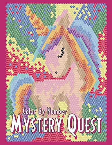 MYSTERY QUEST Color By Number: Activity Puzzle Coloring Book for Adults Relaxation and Stress Relief (Color Quest Color By Number, Band 8)
