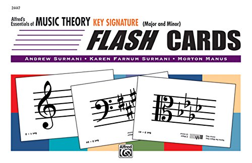 Alfred's Essentials of Music Theory Key Signature Major and Minor: Key Signature Flash Cards (Major and Minor), Flash Cards von Alfred Music