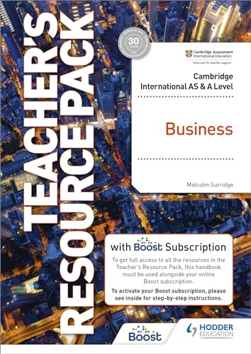 Cambridge International AS & A Level Business Teacher's Resource Pack with Boost Subscription: Hodder Education Group von Hodder Education