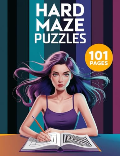 50 Hard Mazes Puzzle Book with Solutions for Kids and Adults: Ultimate Brain-Challenging Maze Puzzles – 101 Pages of Fun and Mental Stimulation! 50 Hard Mazes Puzzle Book with Solutions for Kids and Adults: Ultimate Brain-Challenging Maze Puzzles – 101 Pages of Fun and Mental Stimulation! von Independently published