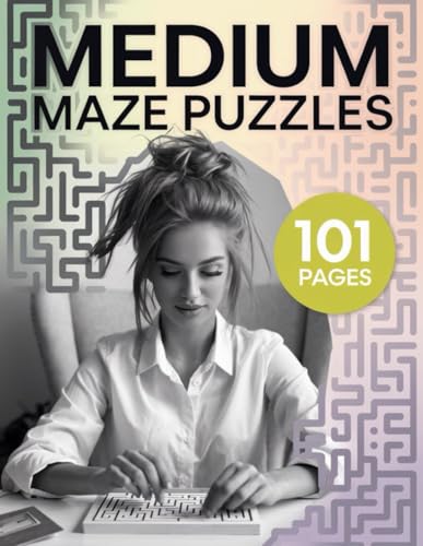 50 Medium Mazes Puzzle Book with Solutions for Kids and Adults: Challenging Maze Puzzles for Fun and Brain Boosting – 101 Pages of Entertainment! 50 Medium Mazes Puzzle Book with Solutions for Kids and Adults: Challenging Maze Puzzles for Fun and Brain Boosting – 101 Pages of Entertainment! von Independently published