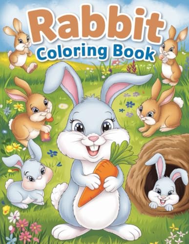 Bouncing Bunnies Coloring Book: 30 Cute Rabbit Designs for Kids and Adults: Color Your Way Through Adorable Rabbit Illustrations for Relaxation and Fun Bouncing Bunnies Coloring Book: 30 Cute Rabbit Designs for Kids and Adults: Color Your Way Through Adorable Rabbit Illustrations for Relaxation and Fun von Independently published