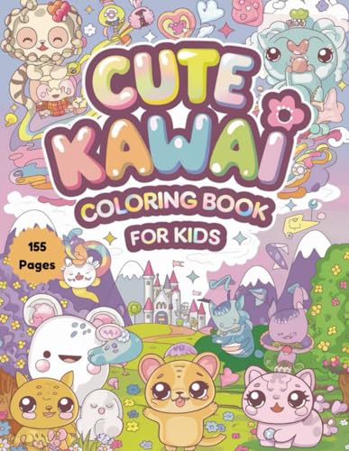 Cute Kawaii Coloring Book for Kids: Adorable & Fun Coloring Pages of Kawaii Animals, Food, and More for Kids Ages 4-8 Cute Kawaii Coloring Book for Kids: Adorable & Fun Coloring Pages of Kawaii Animals, Food, and More for Kids Ages 4-8 von Independently published