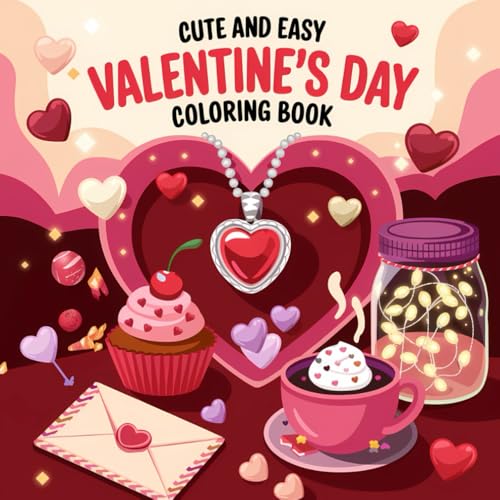Cute and Easy Valentine’s Day Coloring Book: 69 Pages of Adorable Valentine’s Fun for Kids: A Heartwarming Collection of Simple and Fun Coloring Pages for Valentine’s Day Cute and Easy Valentine’s Day Coloring Book: 69 Pages of Adorable Valentine’s Fun for Kids: A Heartwarming Collection of Simple and Fun Coloring Pages for Valentine’s Day von Independently published