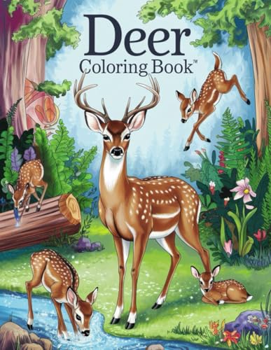 Deer Coloring Book for Kids Ages 4-8: 30 Fun and Majestic Forest Animal Coloring Pages: Discover the Graceful World of Deer with 30 Unique Coloring ... Girls | Inspires Creativity and Imagination Deer Coloring Book for Kids Ages 4-8: 30 Fun and Majestic Forest Animal Coloring Pages: Discover the Graceful World of Deer with 30 Unique Coloring ... Girls | Inspires Creativity and Imagination von Independently published