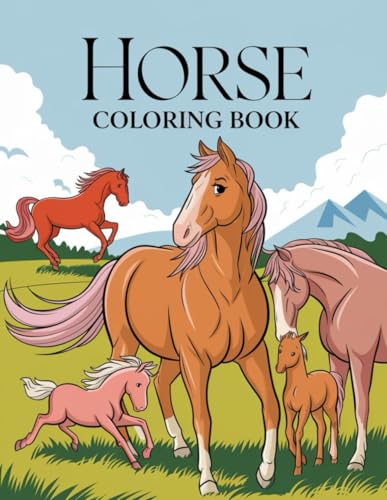 Galloping Horses Coloring Book: 30 Majestic Horse Designs for Kids and Adults: Unleash Your Creativity with Beautiful Horse Illustrations to Color and Enjoy Galloping Horses Coloring Book: 30 Majestic Horse Designs for Kids and Adults: Unleash Your Creativity with Beautiful Horse Illustrations to Color and Enjoy von Independently published
