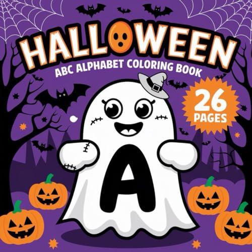 Halloween ABC Alphabet Coloring Book: 26 Spooky and Fun Alphabet Pages to Celebrate Halloween – Perfect for Kids Learning and Coloring Halloween ABC Alphabet Coloring Book: 26 Spooky and Fun Alphabet Pages to Celebrate Halloween – Perfect for Kids Learning and Coloring von Independently published