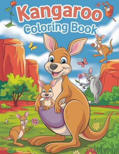 Jumping Fun Kangaroo Coloring Book for Kids: Adorable Marsupial Adventures: A Creative Coloring Book with Playful Kangaroo Designs for Hours of Fun Jumping Fun Kangaroo Coloring Book for Kids: Adorable Marsupial Adventures: A Creative Coloring Book with Playful Kangaroo Designs for Hours of Fun von Independently published