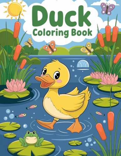 Quacky Friends Coloring Book: A Journey with Ducks for Kids: 30 Unique Duck-Themed Coloring Pages for Fun and Creativity Quacky Friends Coloring Book: A Journey with Ducks for Kids: 30 Unique Duck-Themed Coloring Pages for Fun and Creativity von Independently published