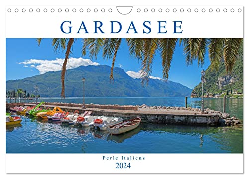Gardasee - Perle Italiens 2024 (Wandkalender 2024 DIN A4 quer), CALVENDO Monatskalender von CALVENDO