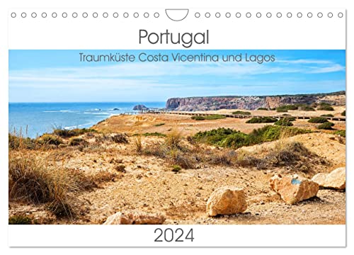 Portugal 2024 - Traumküste Costa Vicentina und Lagos (Wandkalender 2024 DIN A4 quer), CALVENDO Monatskalender