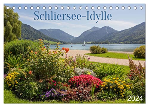 Schliersee-Idylle 2024 (Tischkalender 2024 DIN A5 quer), CALVENDO Monatskalender von CALVENDO