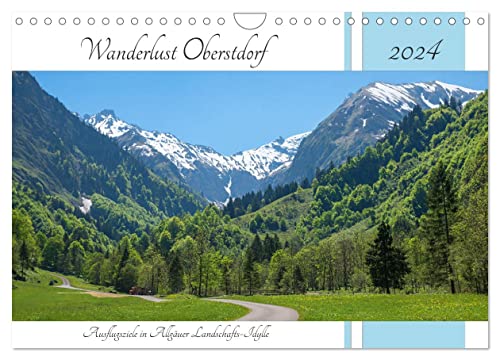 Wanderlust Oberstdorf 2024 (Wandkalender 2024 DIN A4 quer), CALVENDO Monatskalender von CALVENDO