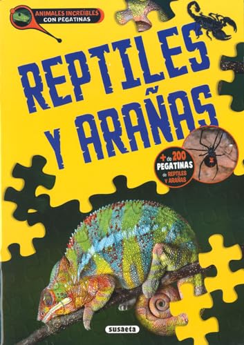 Reptiles y arañas (Animales increibles con pegatinas) von SUSAETA