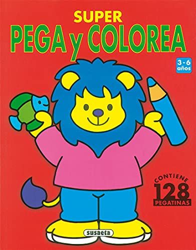 Super Pega y colorea (Súper Pega Y Colorea)