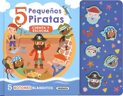 5 pequeños piratas (Botones blanditos) von SUSAETA