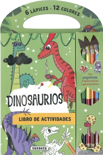 Dinosaurios (6 Lápices, 12 colores)