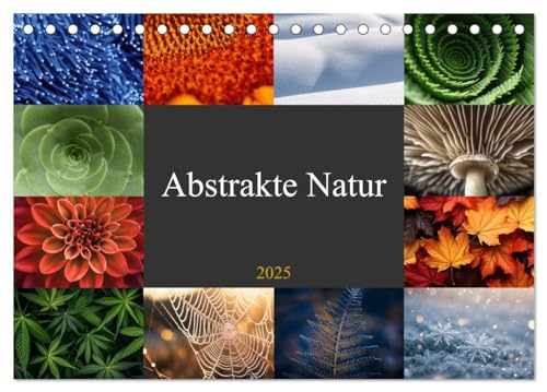 Abstrakte Natur (Tischkalender 2025 DIN A5 quer), CALVENDO Monatskalender von CALVENDO