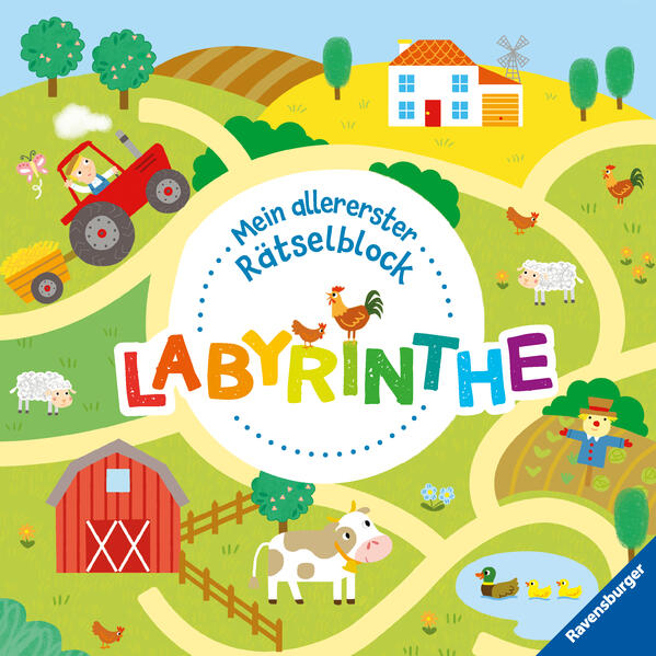 Ravensburger Mein allererster Rätselblock - Labyrinthe - Rätselblock für Kinder ab 3 Jahren von Ravensburger Verlag