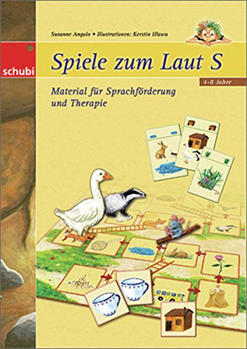 Spiele zum Laut S: Material für Sprachförderung und Therapie (Wiesenwusels Lautbilderbücher) von Schubi