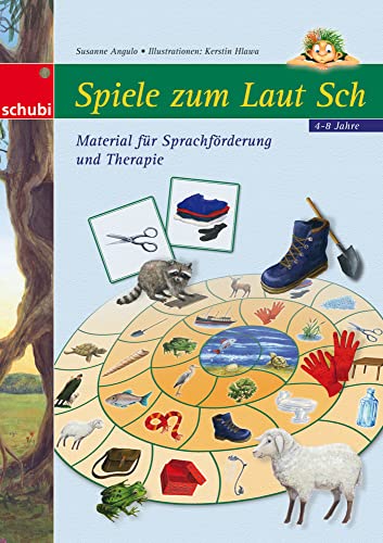 Spiele zum Laut SCH: Material für Sprachförderung und Therapie (Wiesenwusels Lautbilderbücher)