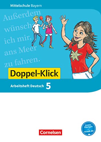 Doppel-Klick - Das Sprach- und Lesebuch - Mittelschule Bayern - 5. Jahrgangsstufe: Arbeitsheft mit Lösungen von Cornelsen Verlag GmbH