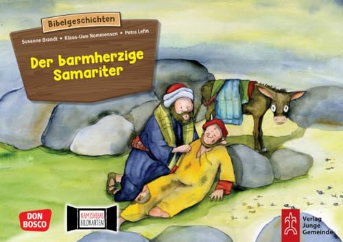 Der barmherzige Samariter. Kamishibai Bildkartenset: Entdecken - Erzählen - Begreifen: Kinderbibelgeschichten (Bibelgeschichten für unser Erzähltheater) von Don Bosco